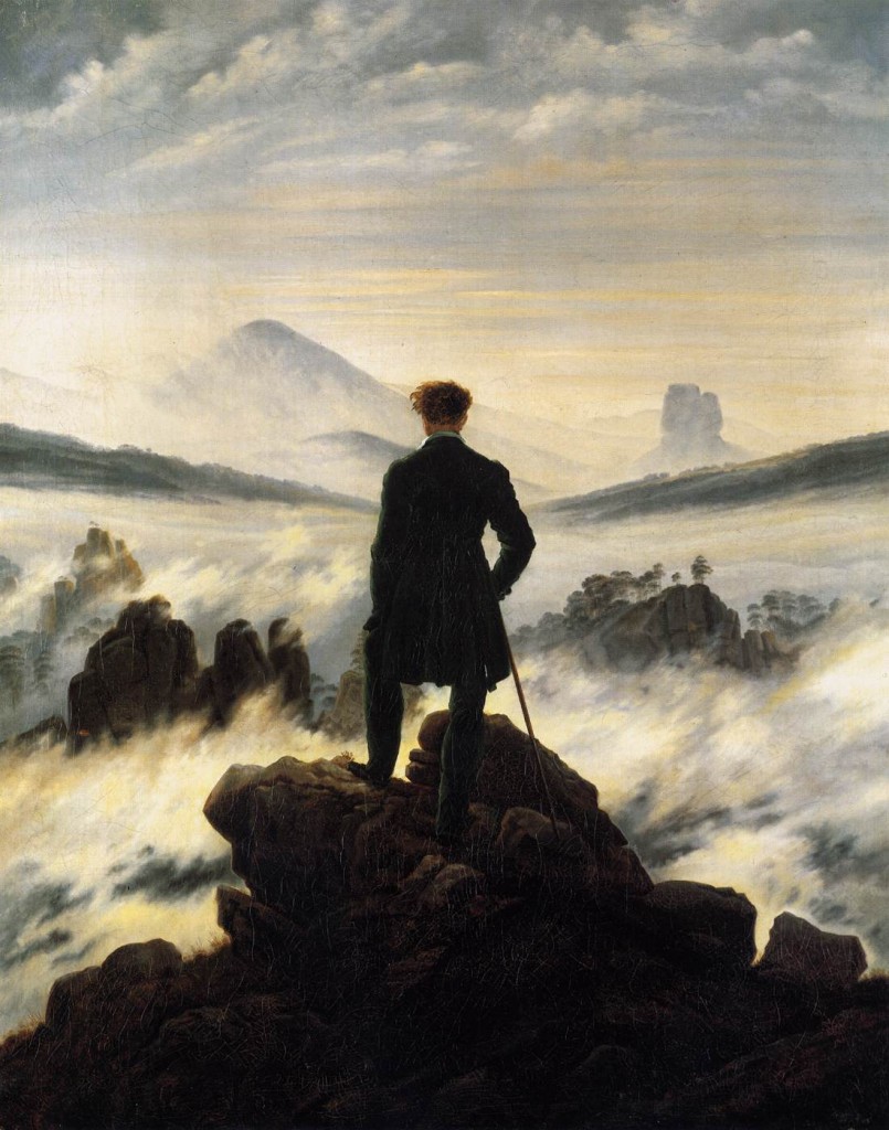 Caspar David Friedrich -Der Wanderer über dem Nebelmeer
